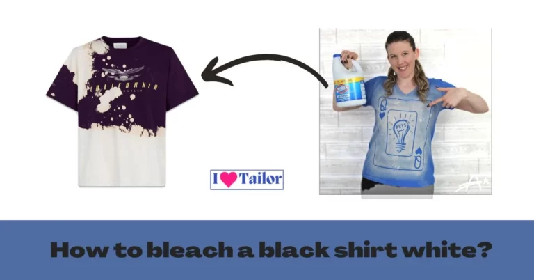 How to bleach a black shirt white? | A Step-by-Step Guide