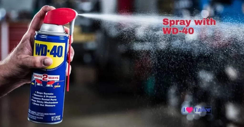 Spray with WD-40