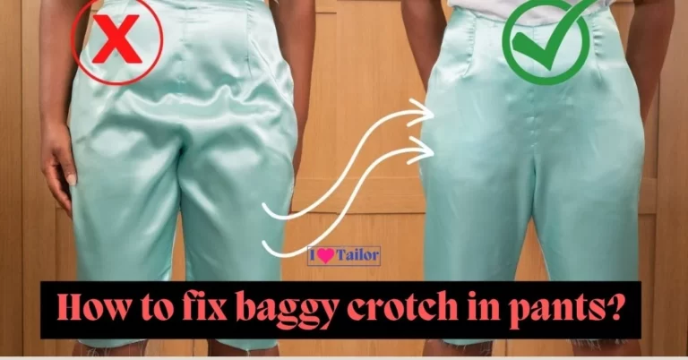 How to fix a baggy crotch in pants?