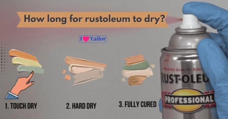 How long for Rust-Oleum to dry?