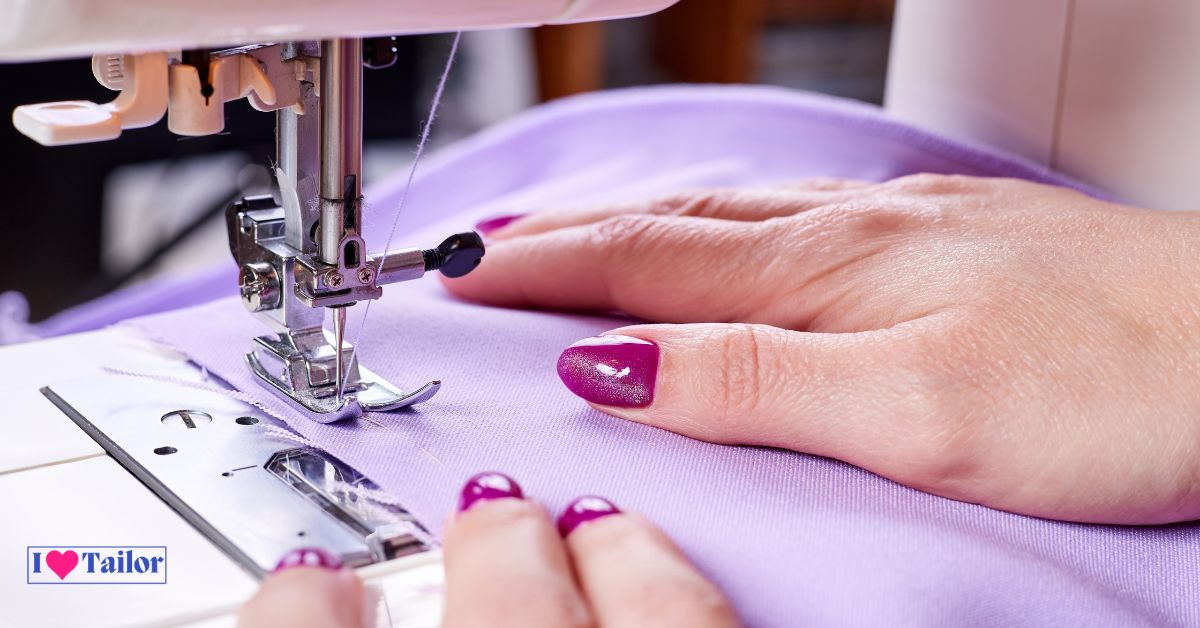 sewing a dress