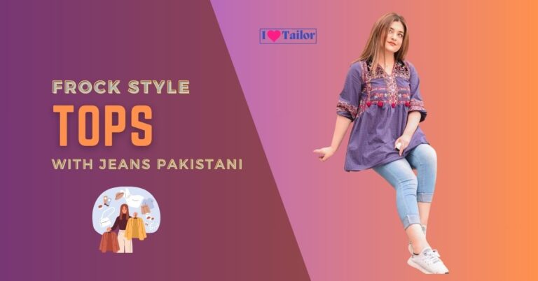 Frock Style Tops With Jeans Pakistani