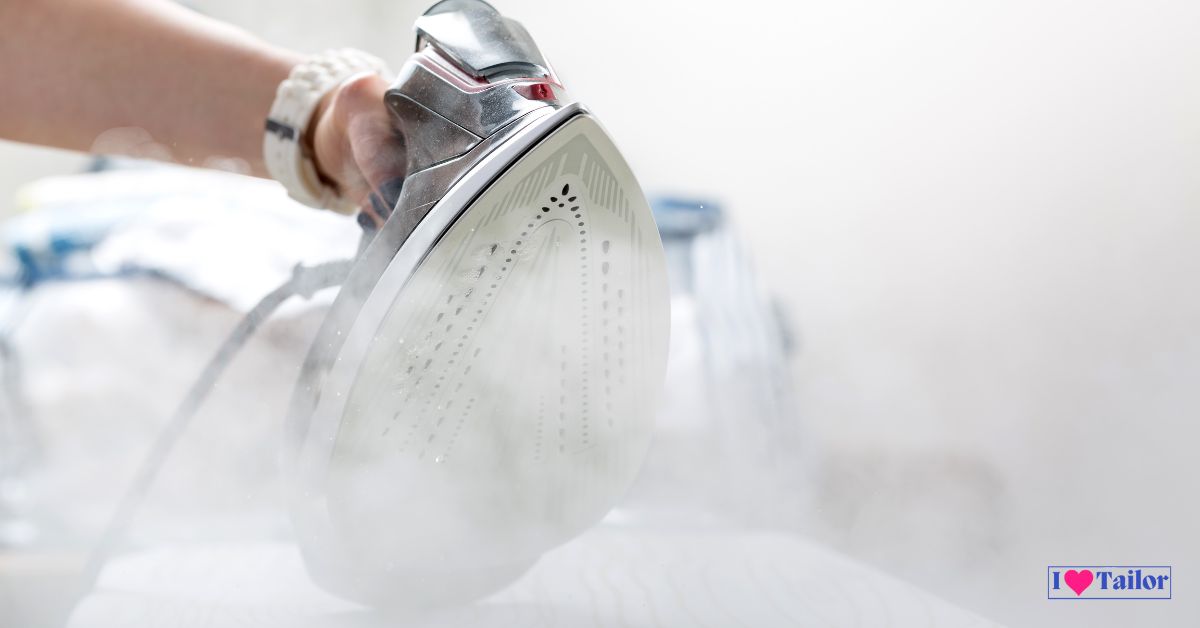 Using a steam iron