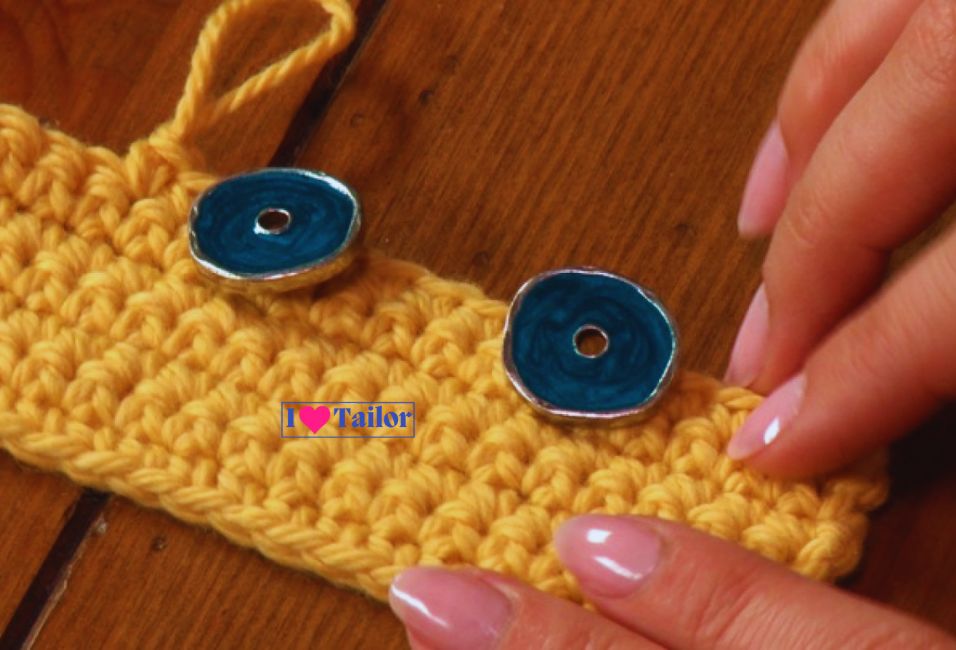 Crocheted button loops