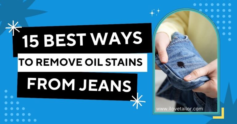 Best Ways to Remove Oil Stains from Jeans