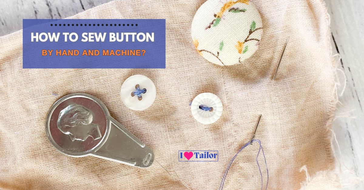 How to sew BUTTON [by hand and by sewing machine] - SewGuide