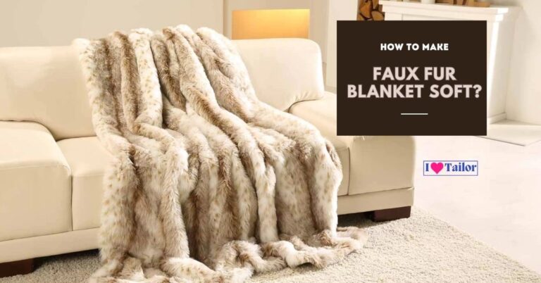 How to make your faux fur blanket soft again?